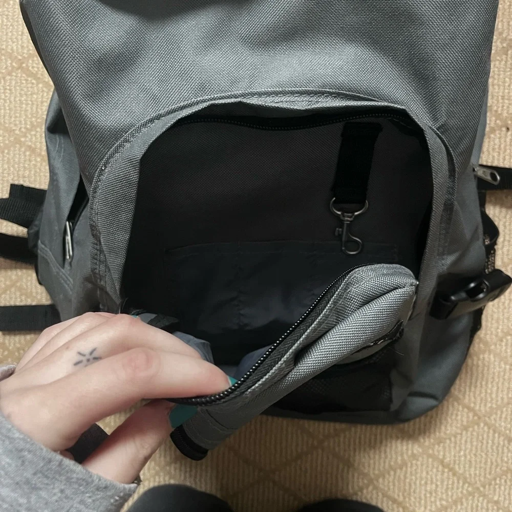 Gray Backpack